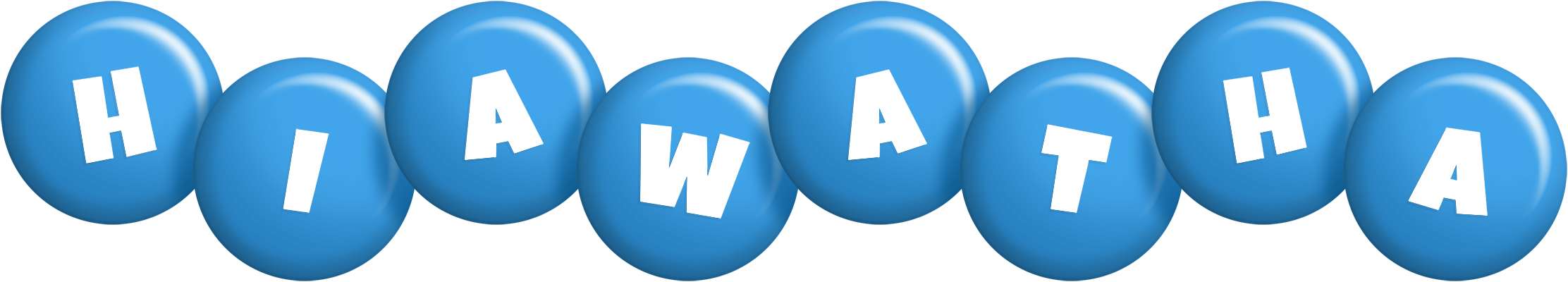 Hiawatha candy-blue logo