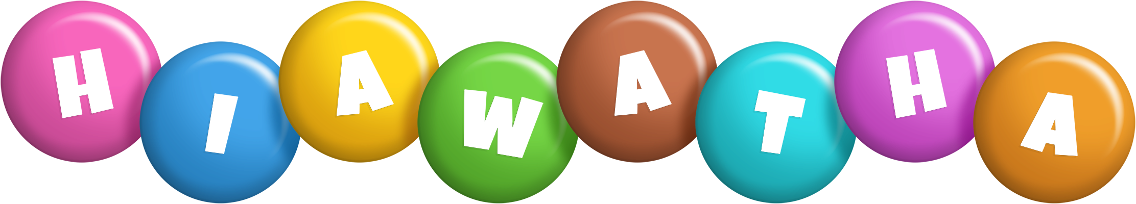 Hiawatha candy logo