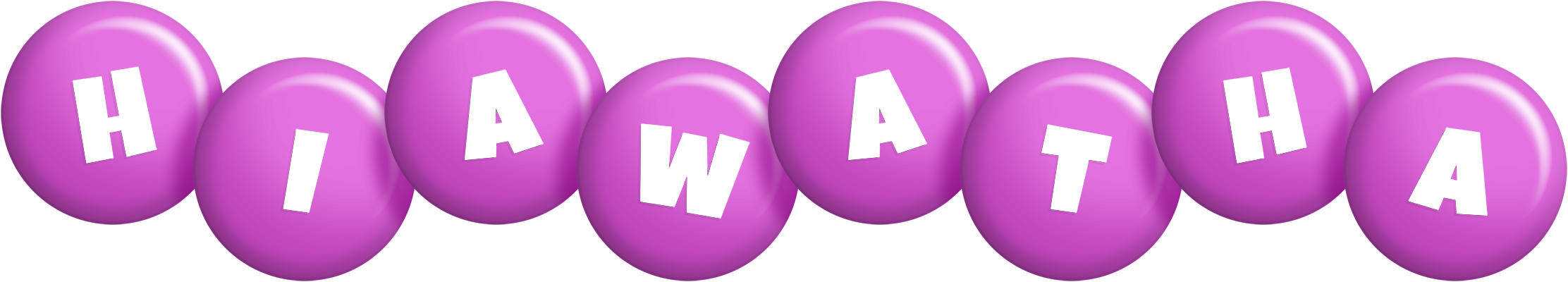 Hiawatha candy-purple logo