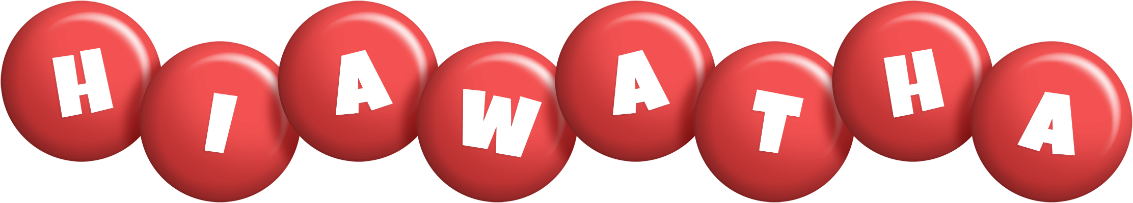 Hiawatha candy-red logo