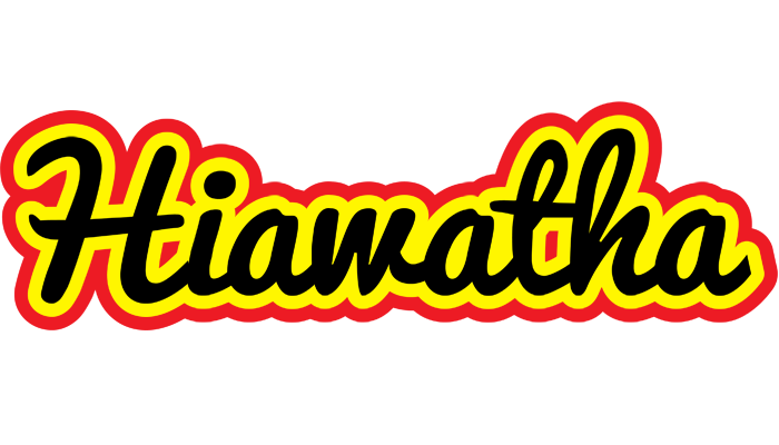 Hiawatha flaming logo