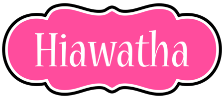 Hiawatha invitation logo