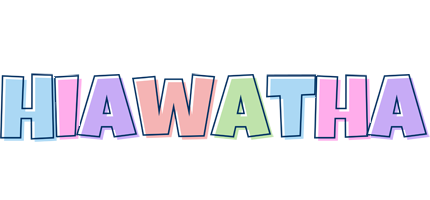 Hiawatha pastel logo