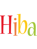 Hiba birthday logo