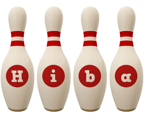 Hiba bowling-pin logo