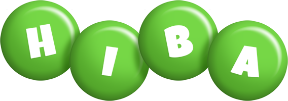 Hiba candy-green logo