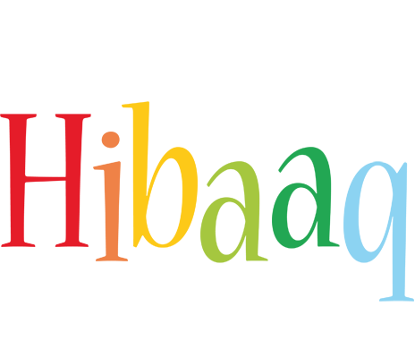 Hibaaq birthday logo