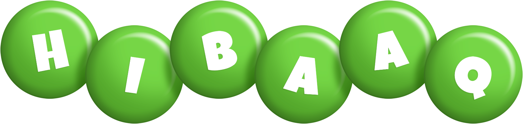 Hibaaq candy-green logo