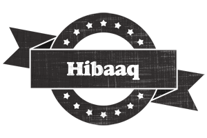 Hibaaq grunge logo