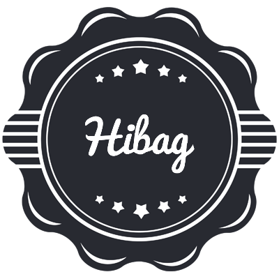 Hibag badge logo