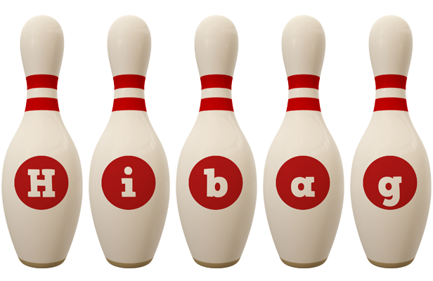 Hibag bowling-pin logo