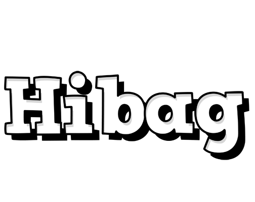 Hibag snowing logo