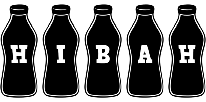 Hibah bottle logo