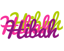 Hibah flowers logo