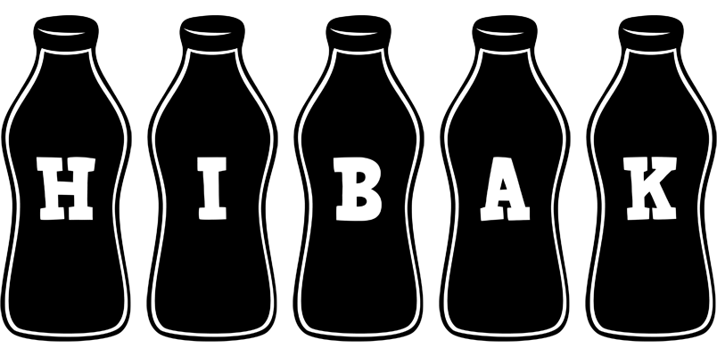 Hibak bottle logo