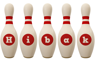 Hibak bowling-pin logo