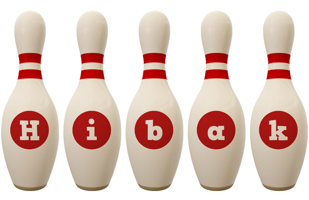 Hibak bowling-pin logo