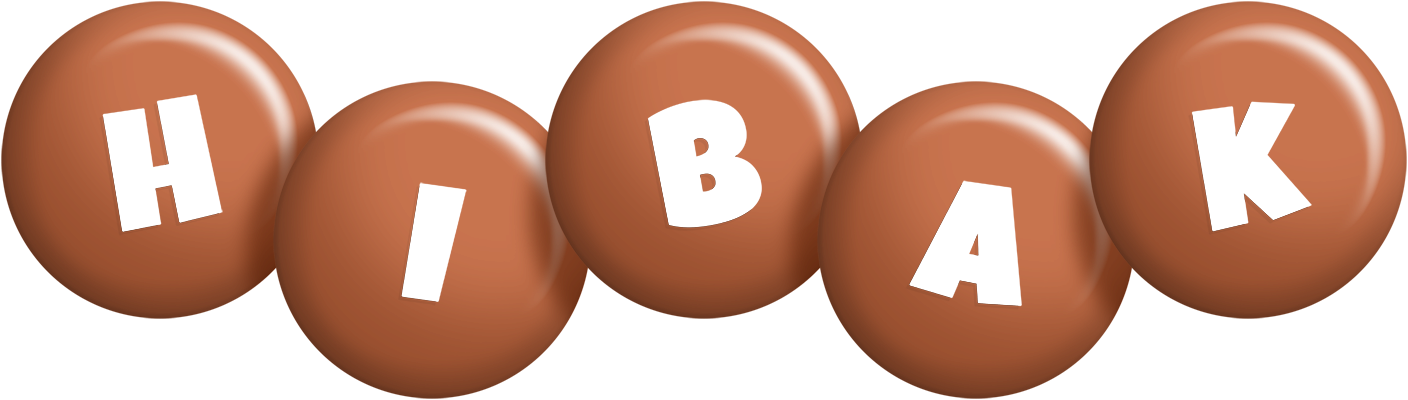 Hibak candy-brown logo
