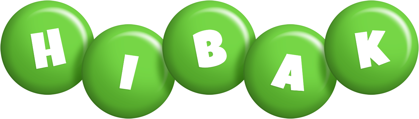 Hibak candy-green logo