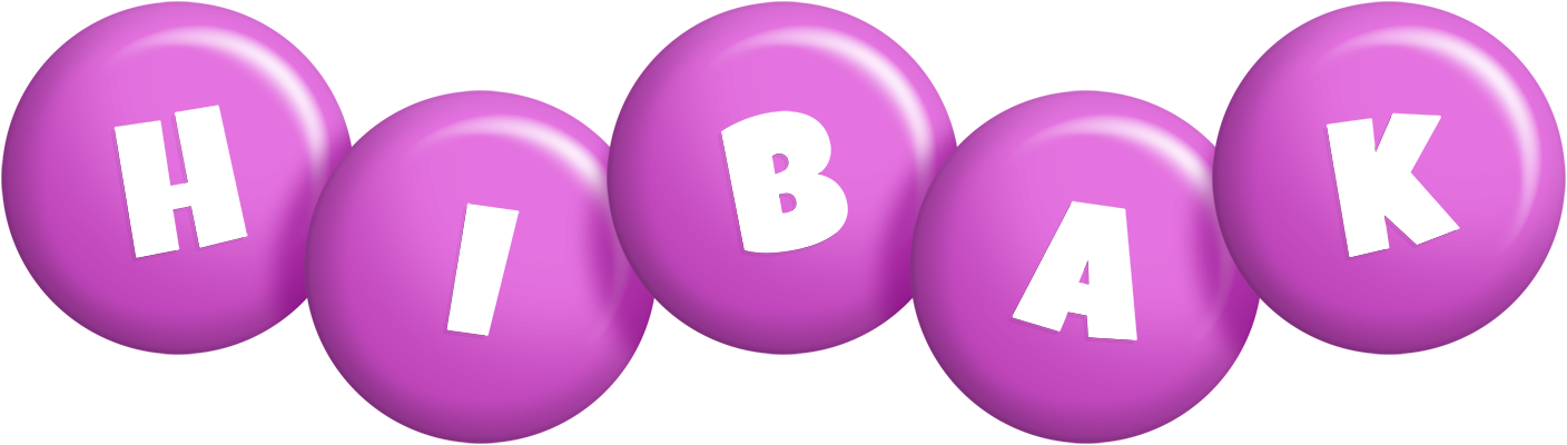 Hibak candy-purple logo