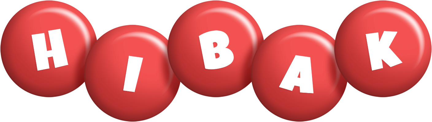 Hibak candy-red logo