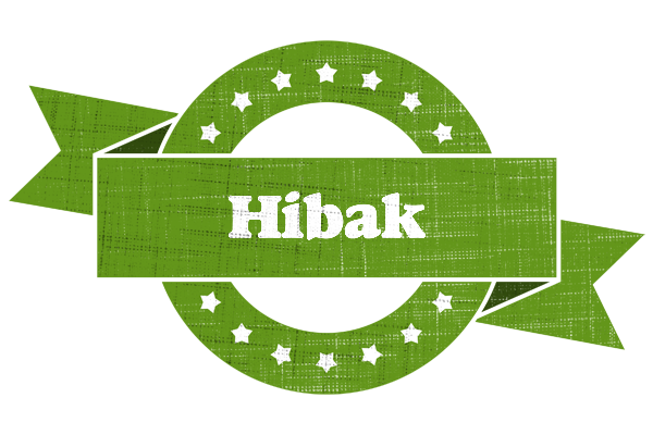 Hibak natural logo