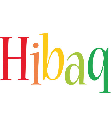Hibaq birthday logo