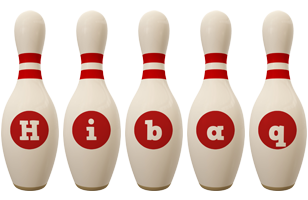 Hibaq bowling-pin logo