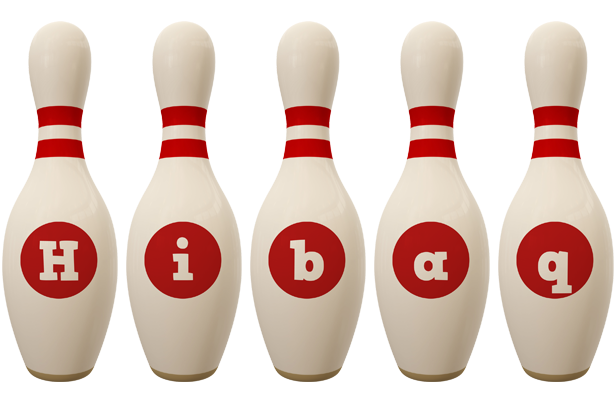 Hibaq bowling-pin logo