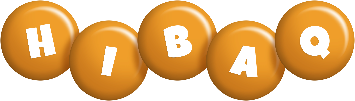 Hibaq candy-orange logo