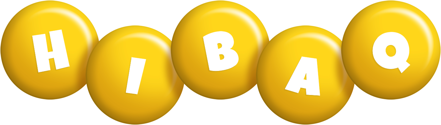 Hibaq candy-yellow logo