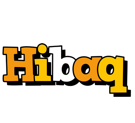 Hibaq cartoon logo
