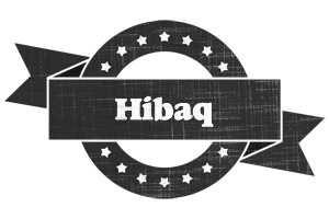 Hibaq grunge logo