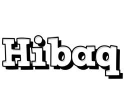 Hibaq snowing logo