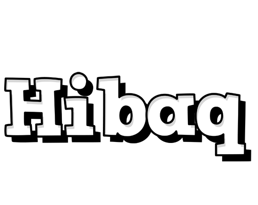 Hibaq snowing logo
