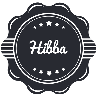 Hibba badge logo