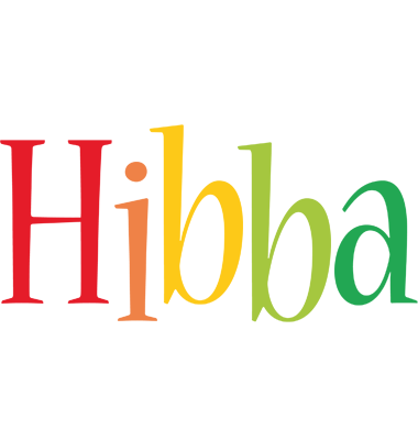 Hibba birthday logo