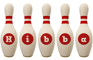 Hibba bowling-pin logo