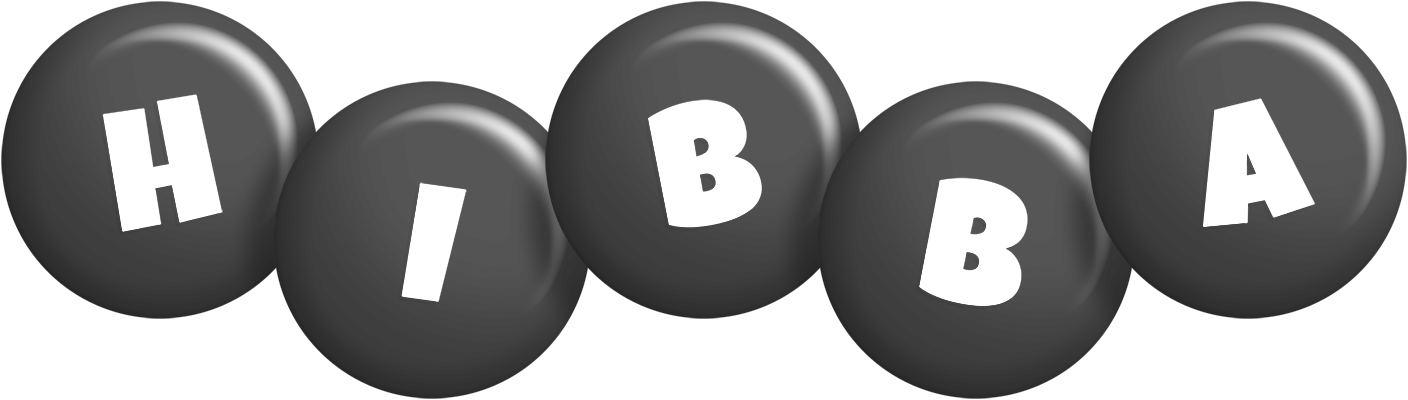 Hibba candy-black logo