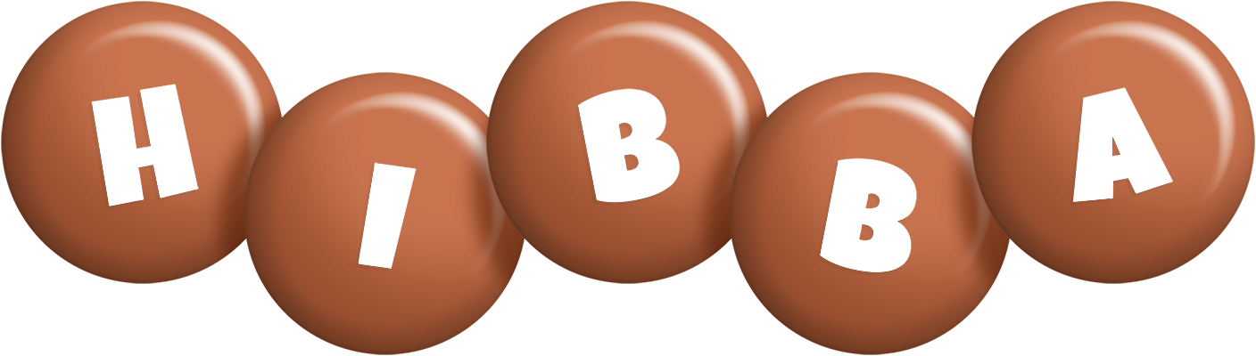 Hibba candy-brown logo