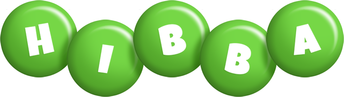 Hibba candy-green logo