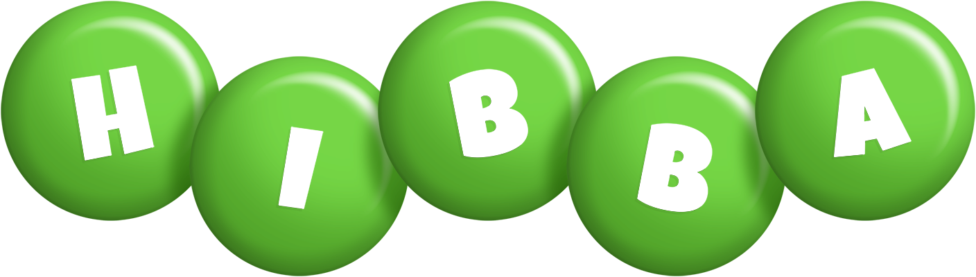 Hibba candy-green logo