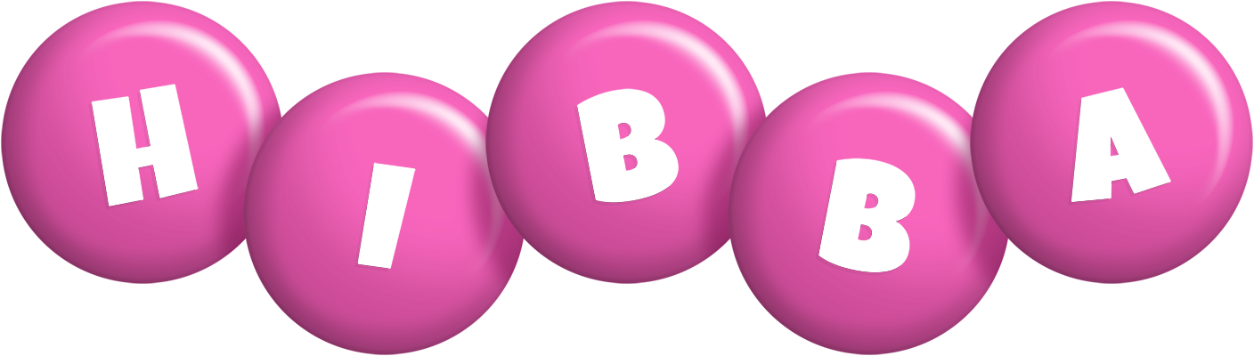 Hibba candy-pink logo