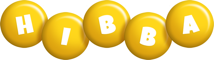 Hibba candy-yellow logo