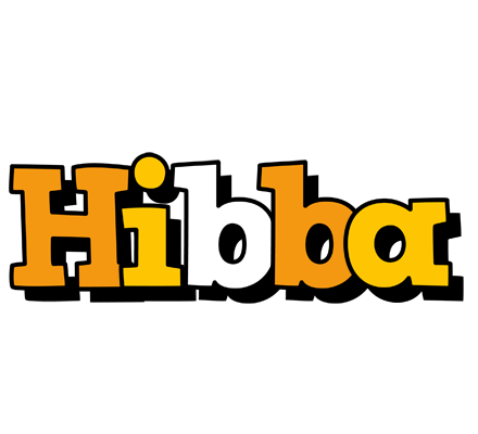 Hibba cartoon logo