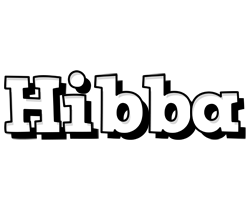 Hibba snowing logo