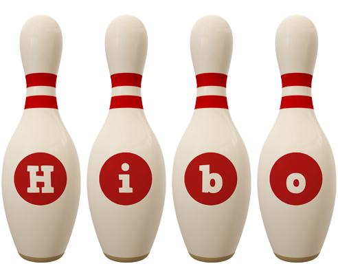 Hibo bowling-pin logo