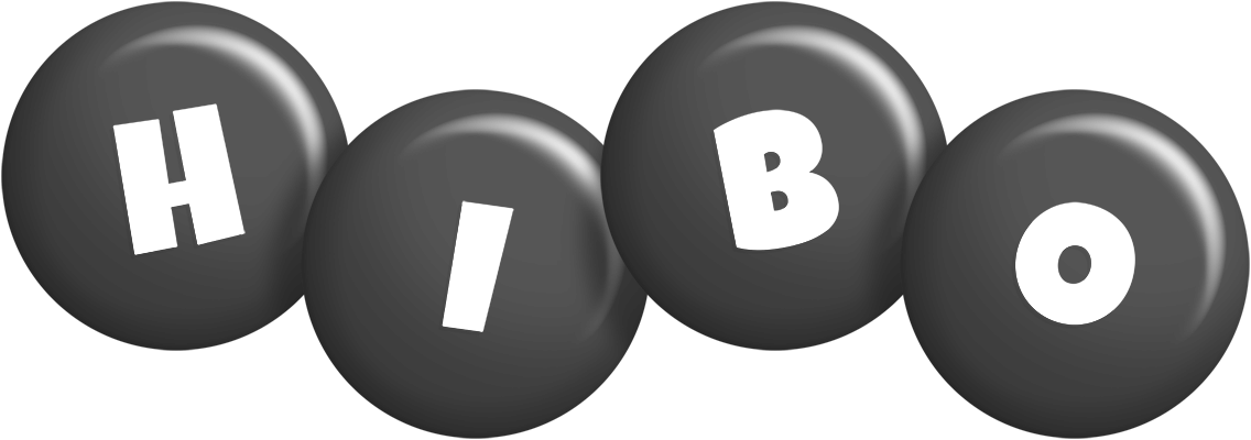Hibo candy-black logo