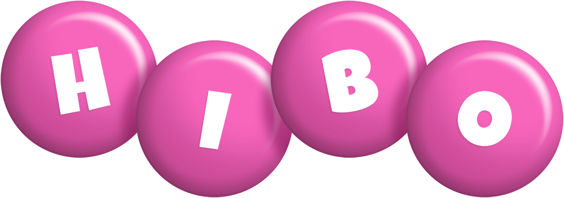 Hibo candy-pink logo