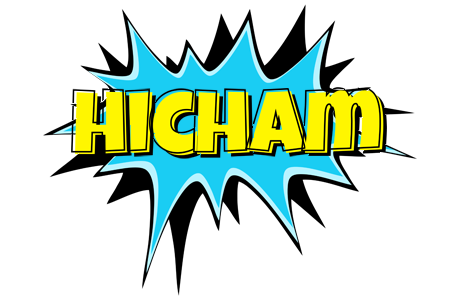 Hicham amazing logo